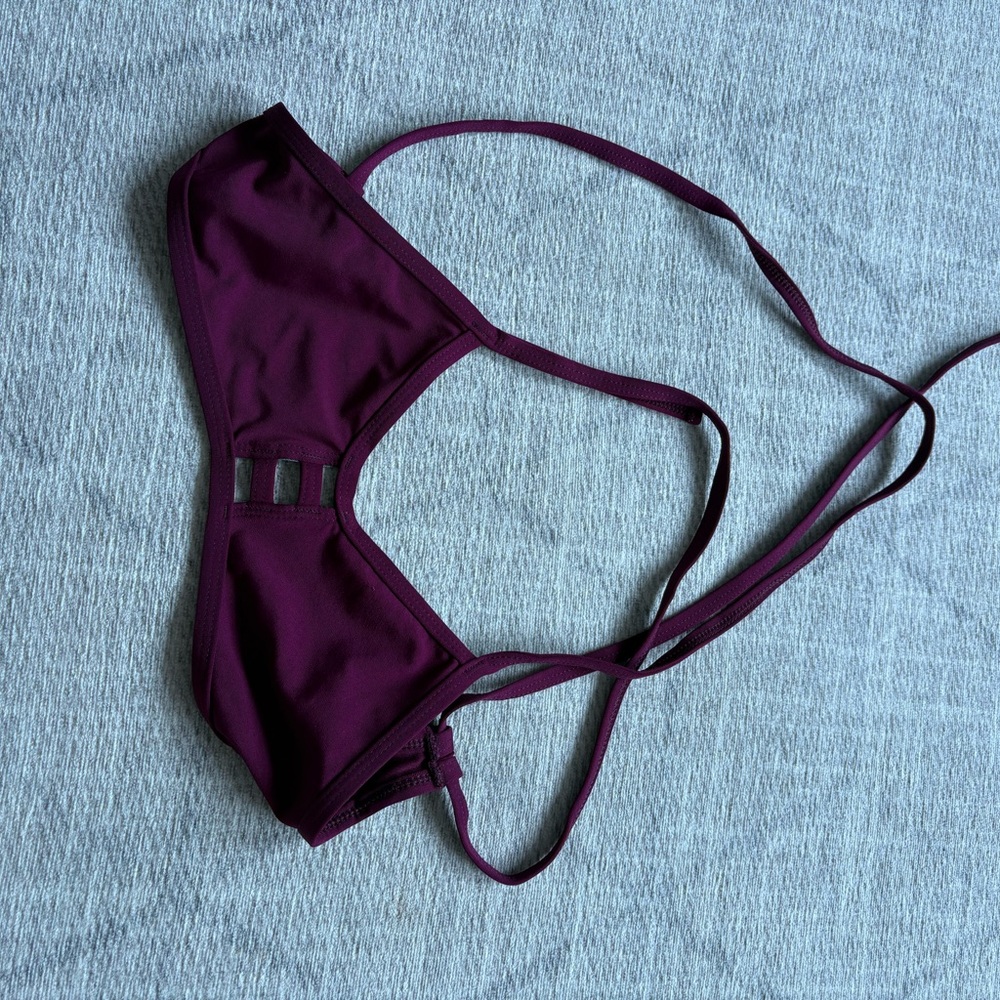Jolyn Women's Bikini Top in Deep Purple
